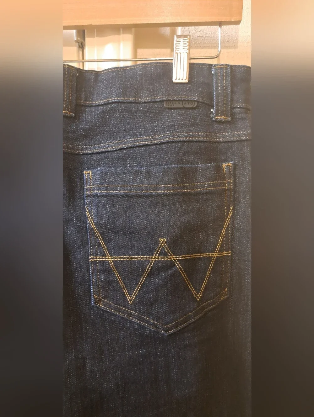 Mens Wrangler ATG Upland Pants  Blue All Terrain Gear Brush Guard NWOT 34x30